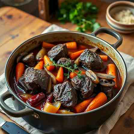 Julia Child's Beef Bourguignon - Classic Recipe